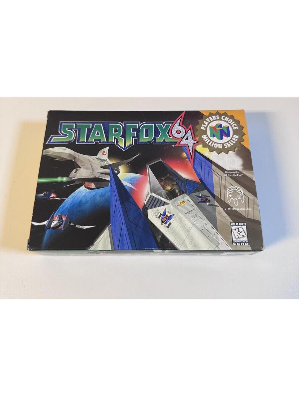 Starfox 64 Nintendo 64 Video Game CIB Complete Tested